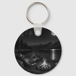 Wanderer Collection WO09 – Moonlit Camp Rest Key Ring