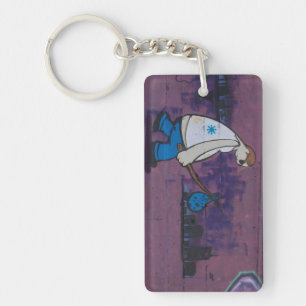 Wanderer Graffiti Key Ring
