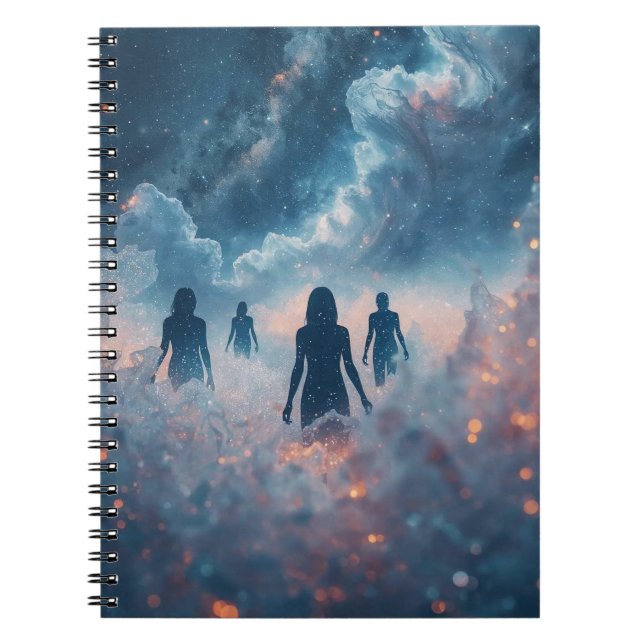 Wanderers in the Cosmic Mist Notebook (Front)