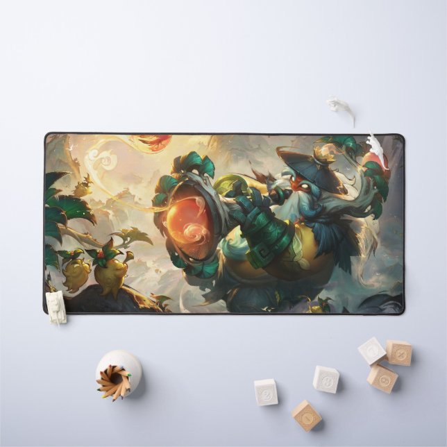 Wandering Caretaker Gaming Desk Mat | Customisable (Kids Table)