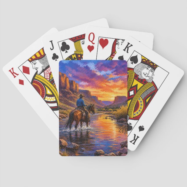 Wandering Cowboy Playing Cards (Back)