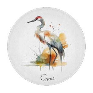 Wandering Crane, custom Cutting Board