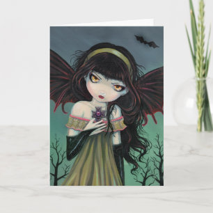 Wandering Gothic Vampire Fairy Card