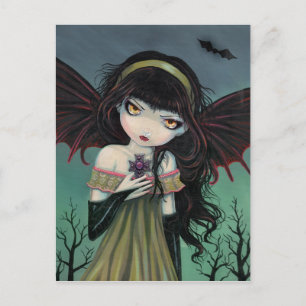 Wandering Gothic Vampire Postcard