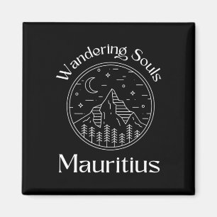 Wandering Souls Mauritius Vacation Travel Magnet