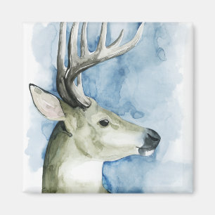 Wandering Stag - Watercolor Magnet