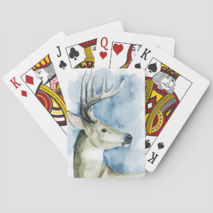 Wandering Stag - Watercolor Playing Cards