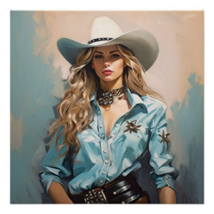 Wandering Westward: Cowgirl Wall Art
