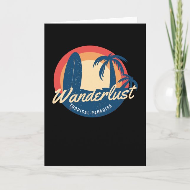 Wanderlust Card (Front)
