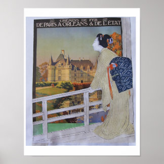 Wanderlust - collage art poster