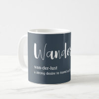 Wanderlust definition white grey blue colour
