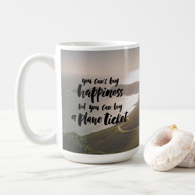 Wanderlust Delight Coffee Mug (With Donut)