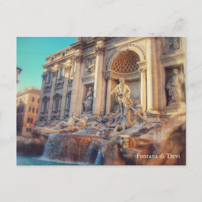 Wanderlust - Fontana di Trevi / Trevi Fountain Postcard (Front)