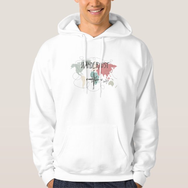 Wanderlust Hoodie (Front)