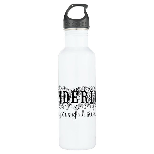Wanderlust Is a Powerful Sickness 710 Ml Water Bottle (Front)