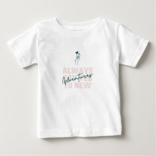 wanderlust life quote explore more boho wall art baby T-Shirt
