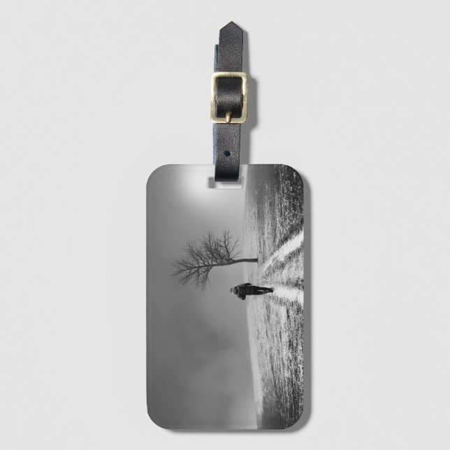 Wanderlust Luggage Tag (Front Vertical)