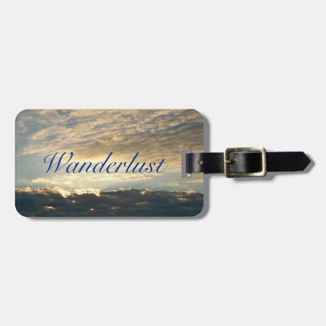 Wanderlust Luggage Travel Luggage Tag (Front Horizontal)