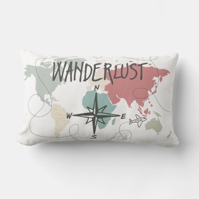 Wanderlust Lumbar Cushion (Front)