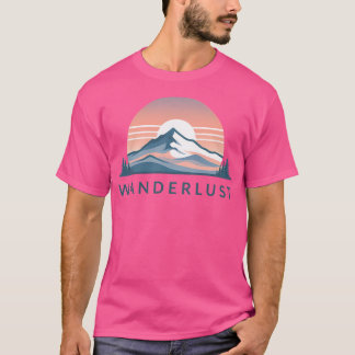 Wanderlust Mountain Sunset Alpine Glow T-Shirt