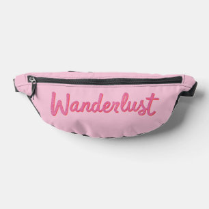 Wanderlust Pink Dream Doll   Girly Dollcore Travel Bum Bags