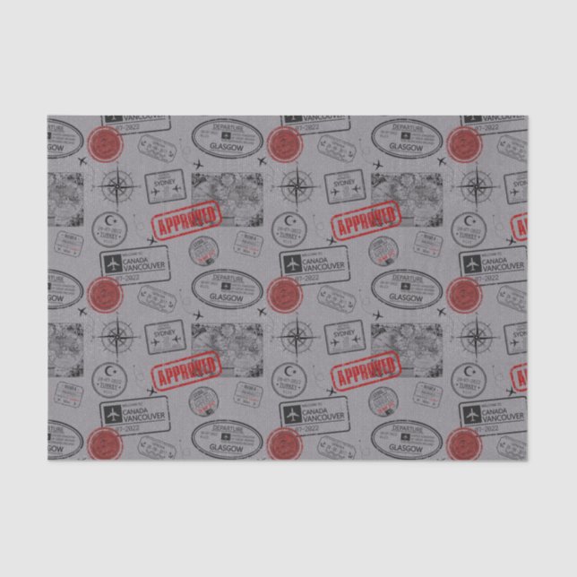 Wanderlust Tissue Paper (Front)