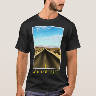 Wanderlust  travel goals custom art wearable  T-Shirt