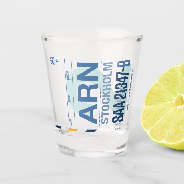 WanderTag Shot Glass (Front)