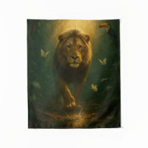 Wandkleed Leeuw – Spirituele Energie en Innerlijke