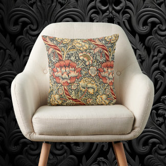 Wandle by William Morris, Vintage Textile Fine Art Cushion