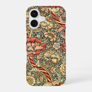 Wandle by William Morris, Vintage Textile Fine Art iPhone 16 Case