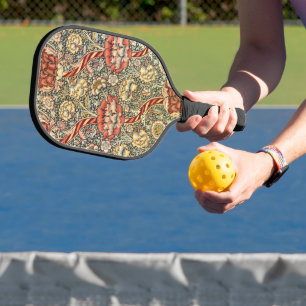 Wandle by William Morris, Vintage Textile Fine Art Pickleball Paddle