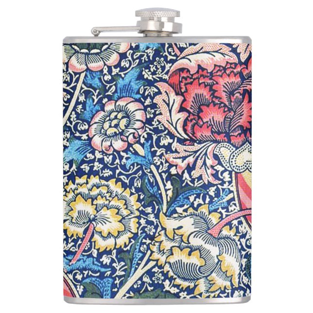 Wandle, William Morris Hip Flask (Front)
