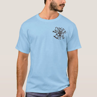 Wanee Life Blue Men's Cyclone Tie-Dye T-Shirt