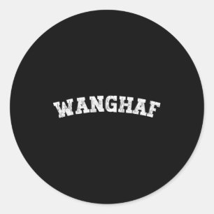 Wanghaf Meme Funny  Classic Round Sticker