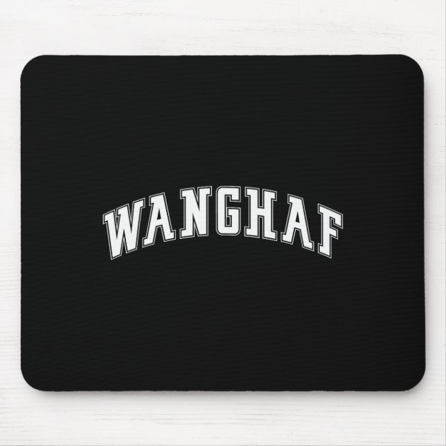 Wanghaf Meme Funny Graphic Design  Mouse Mat (Front)