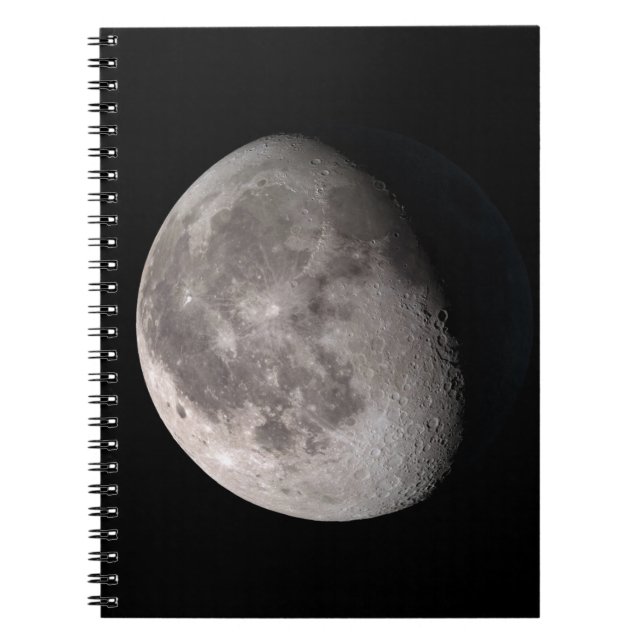 Waning gibbous moon phase notebook (Front)