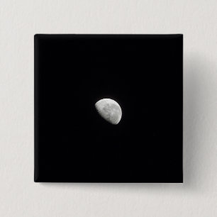 Waning Moon 2 15 Cm Square Badge