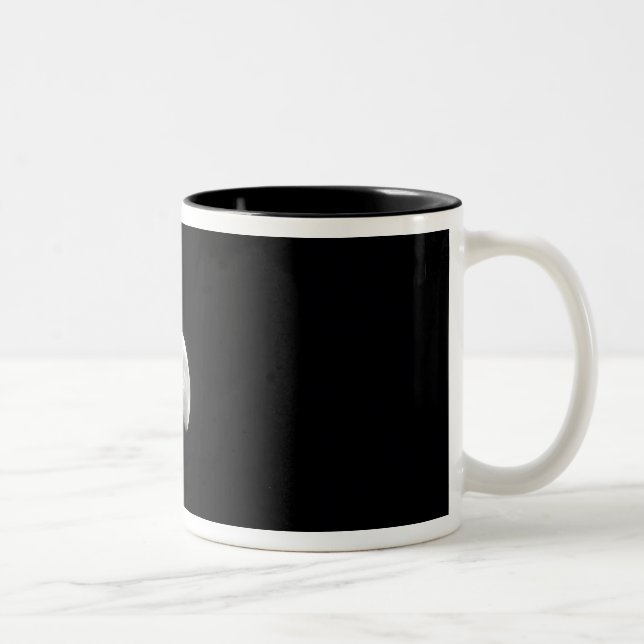 Waning Moon 2 Two-Tone Coffee Mug (Right)