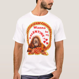 Wanna Be My Valentine. Happy Valentine's Day T-Shirt