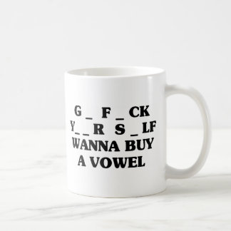 Wanna Buy A Vowel Coffee Mug