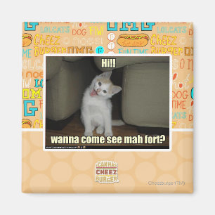 Wanna come see mah fort? magnet