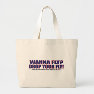Wanna-Fly Large Tote Bag