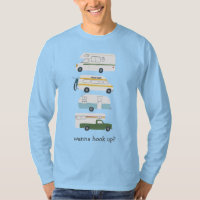 Wanna Hook Up? Funny Campervan vanlife RV Trailer