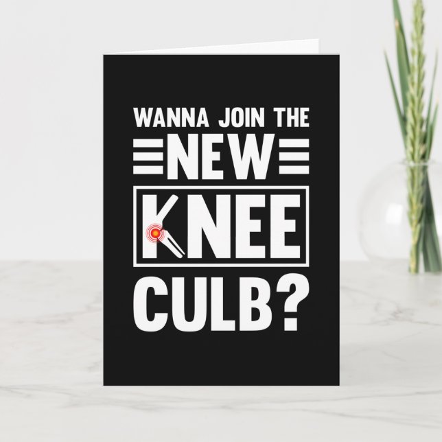 Wanna Join The New Knee Club Card (Front)