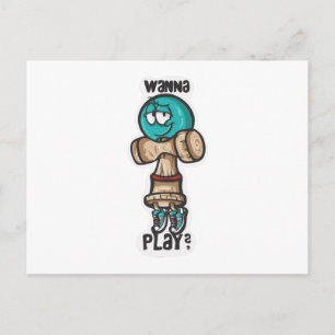 Wanna Play Postcard