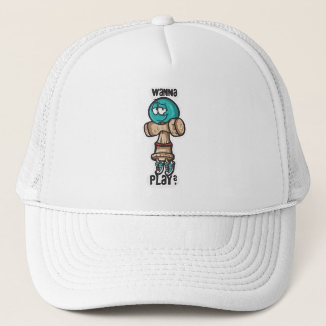 Wanna Play Trucker Hat (Front)