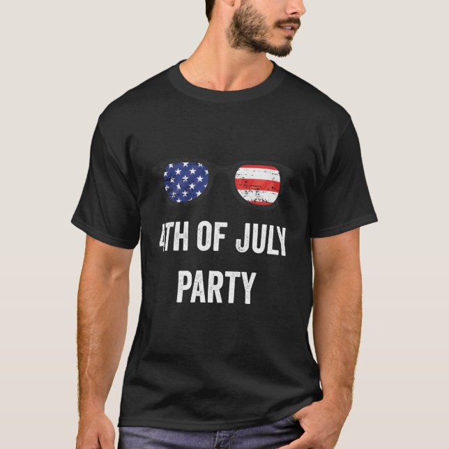 Wanna Py 4Th Of July Fireworks Patriotic American T-Shirt (Front)