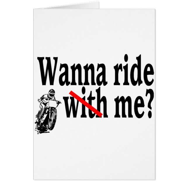 Wanna Ride Me (Front)