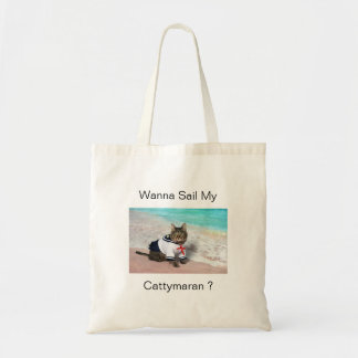 Wanna Sail My Cattymaran ? Tote Bag